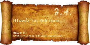 Hlavács Adrienn névjegykártya
