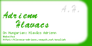 adrienn hlavacs business card