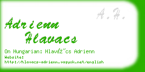 adrienn hlavacs business card